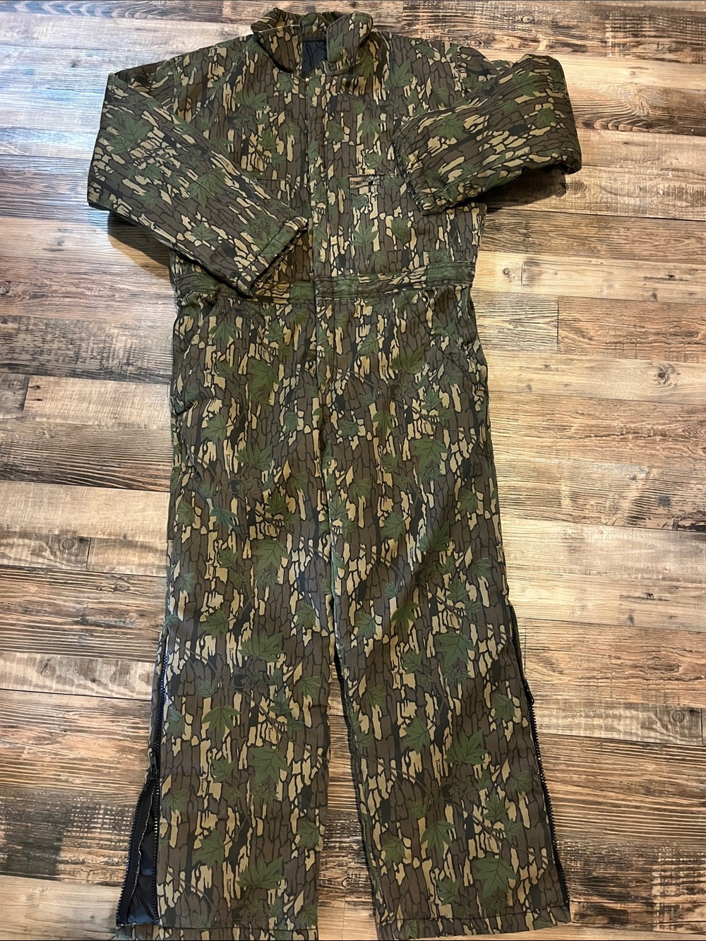 Men's vintage Camouflage coveralls Size M